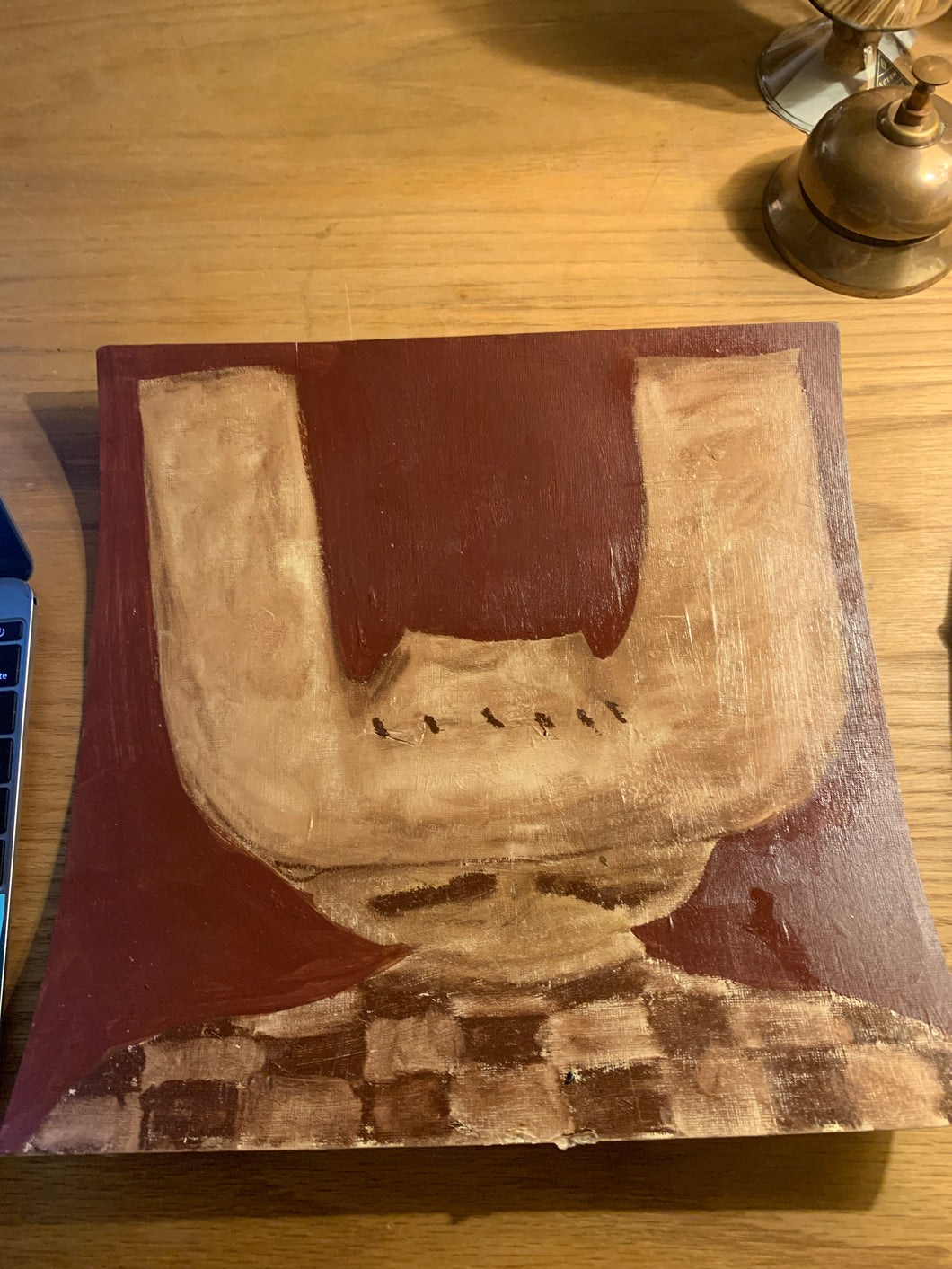 12x12 in Cowboy in Merlot