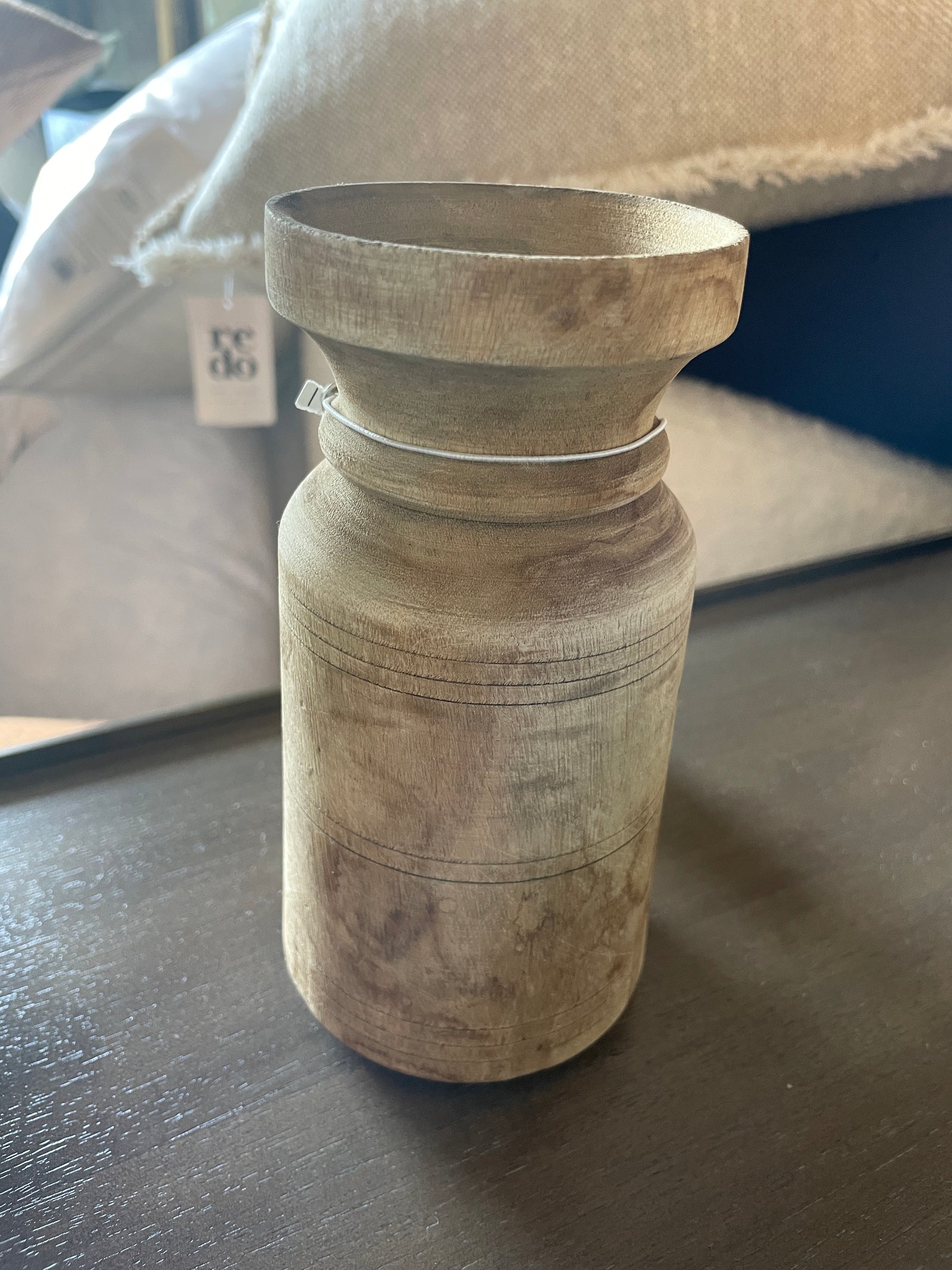 Turned Wooden Vessel Small
