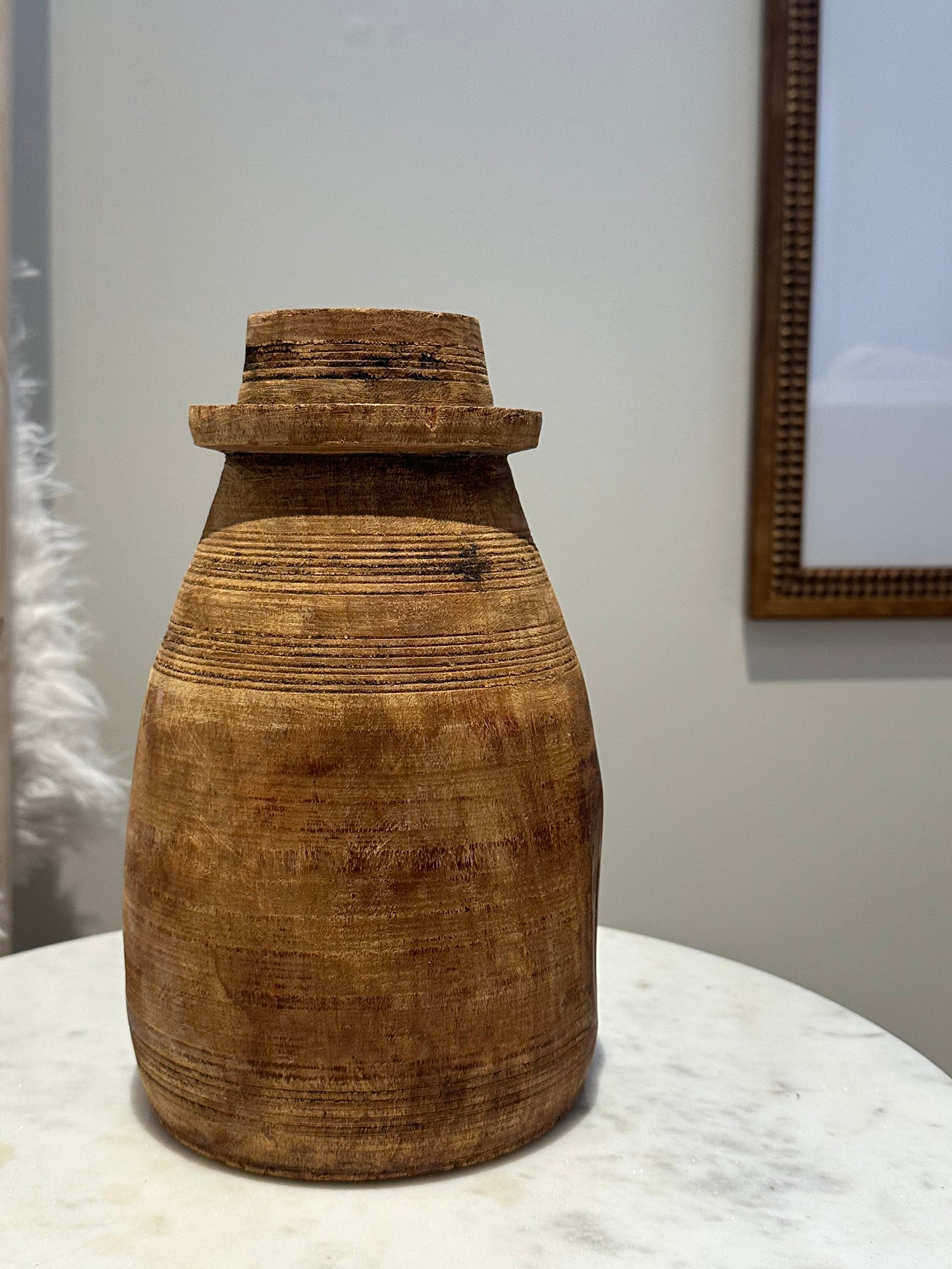 Turned Wooden Vessel Medium