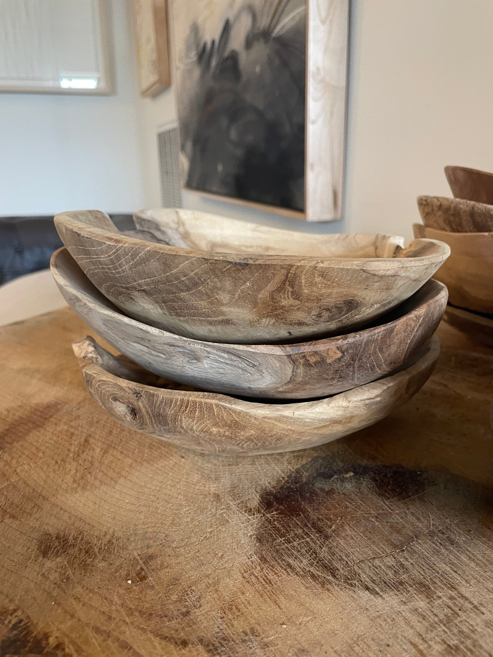 Natural Teak Bowl Mini