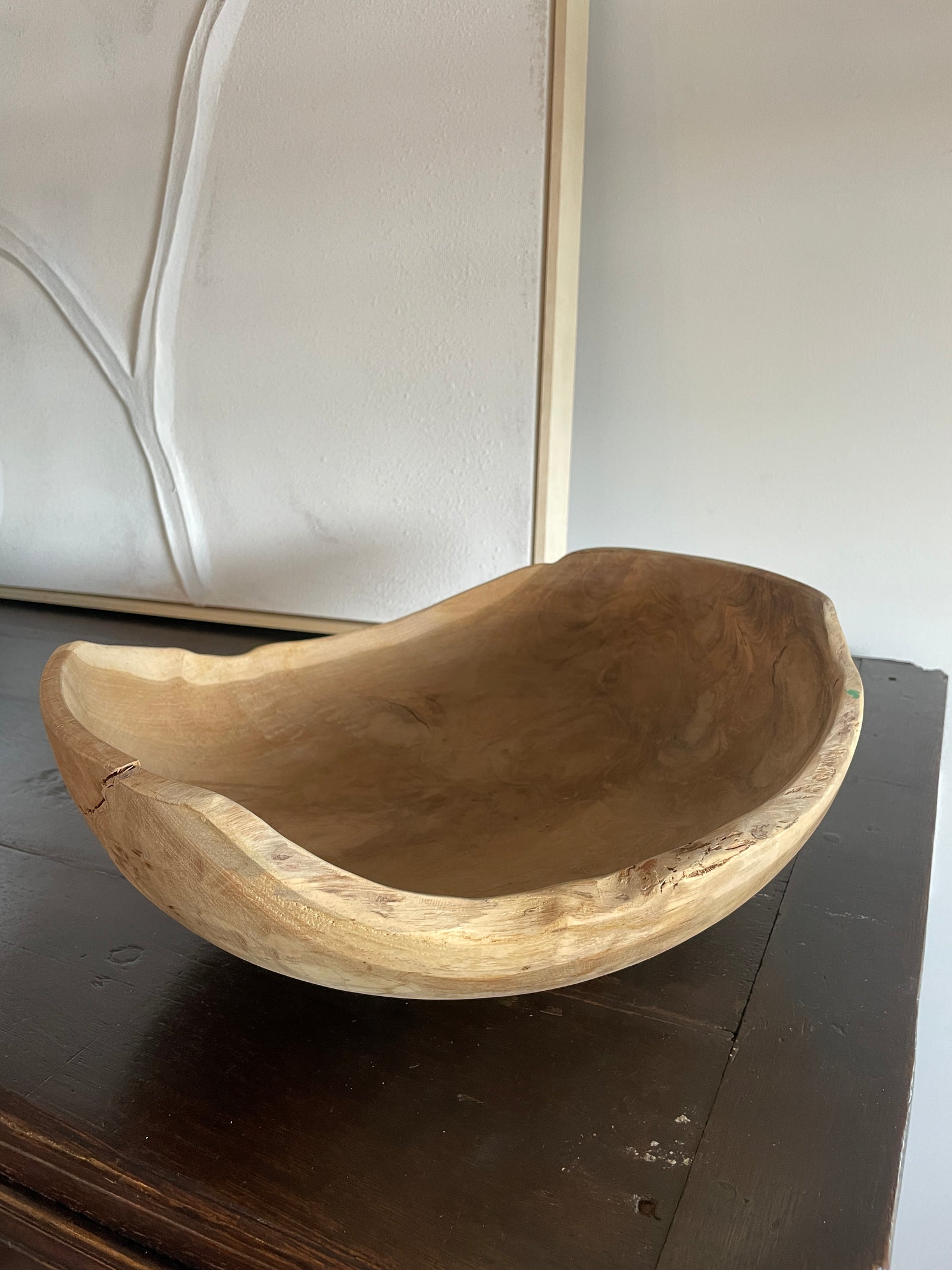 Organic Teak Bowl