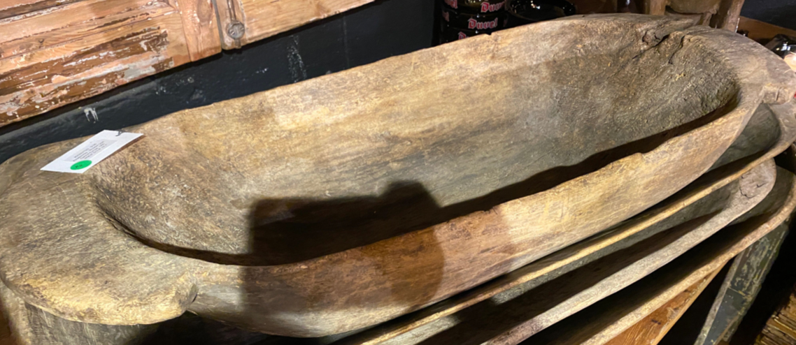 Vintage Wooden Bowl