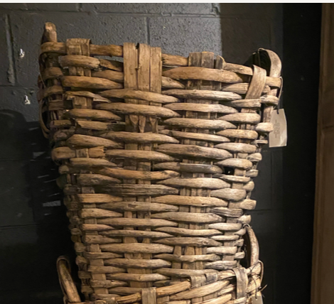 Wooden Grape Basket