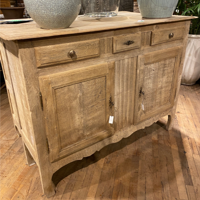 Vintage Bleached Oak Buffet