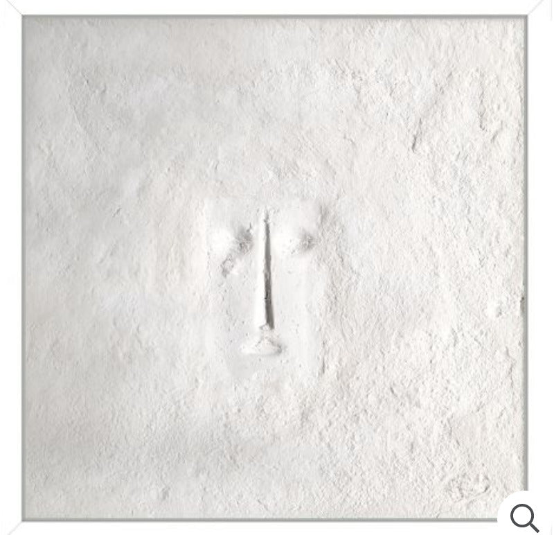 plaster piece 13.5" x 13.5"
