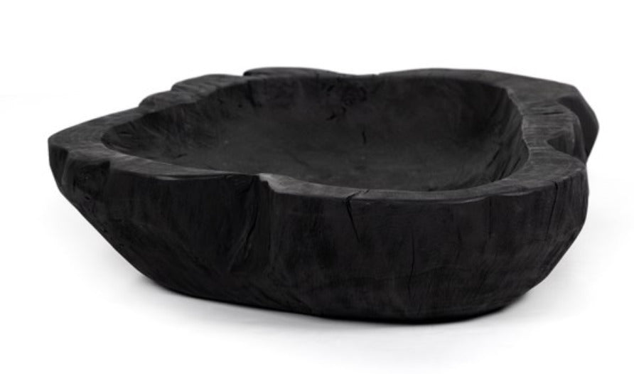 Reclaimed Wood Tray - black