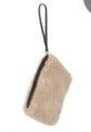 Blush Sheepskin Pouch