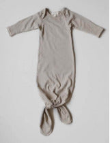 The Plant Dyed Sleep Gown ALMOND | 0-3M