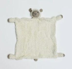Organic Sherpa Baby Security Blanket | Lamb