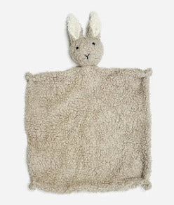 Organic Sherpa Baby Security Blanket | Bunny