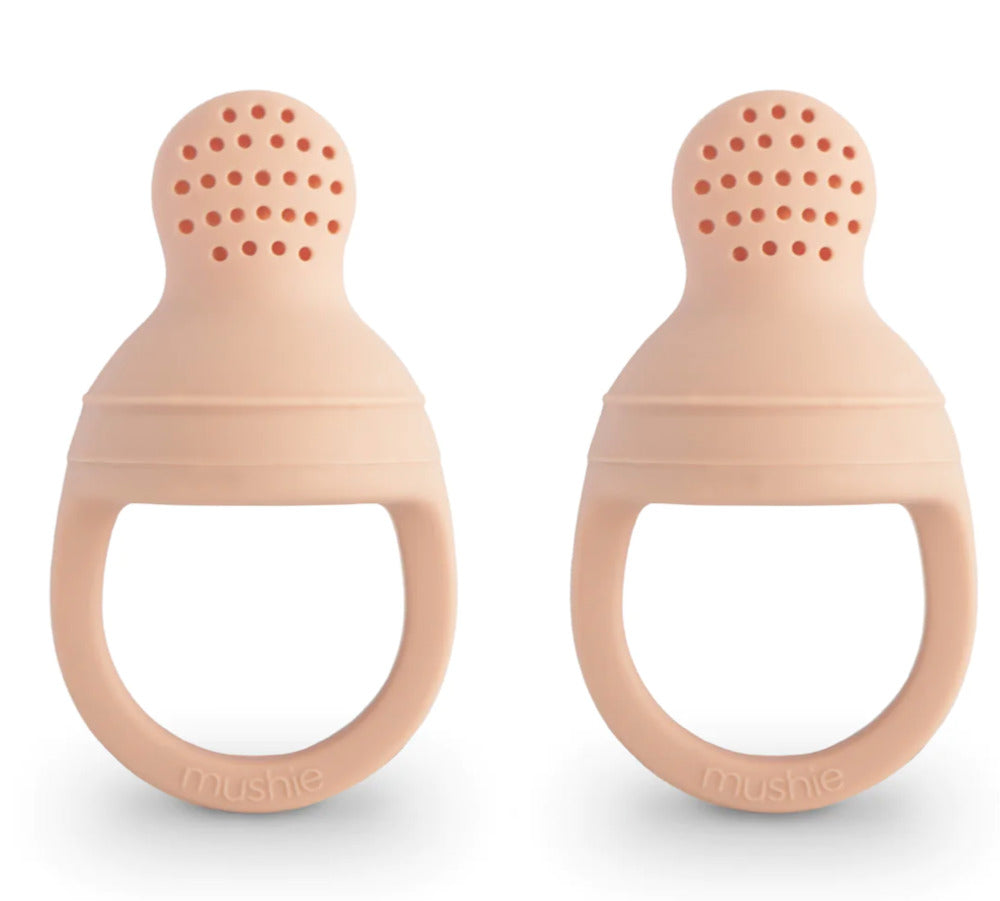 Silicone Fresh Food Feeder 2-Pack (Blush)