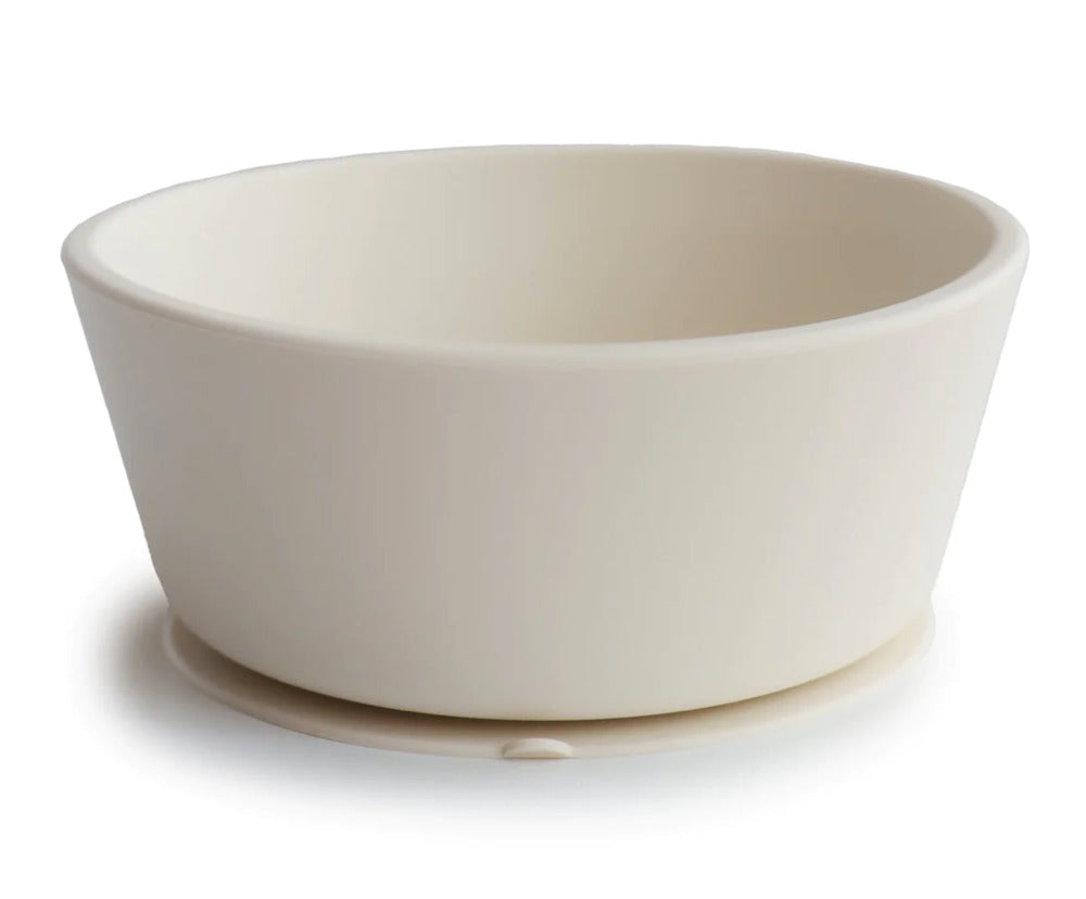 Silicone Suction Bowl (Ivory)