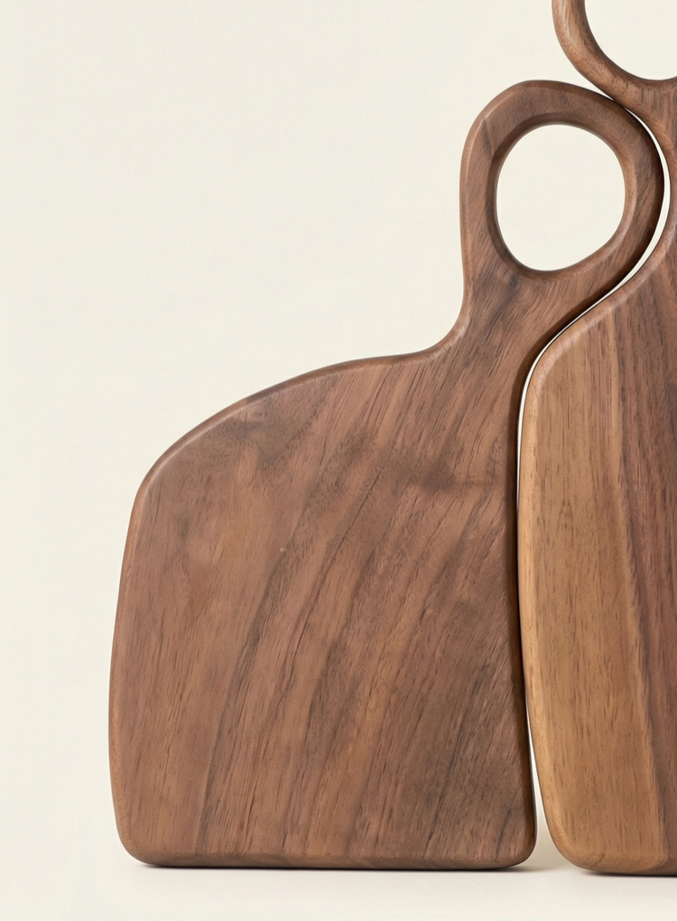 Wavy Walnut Cutting Board