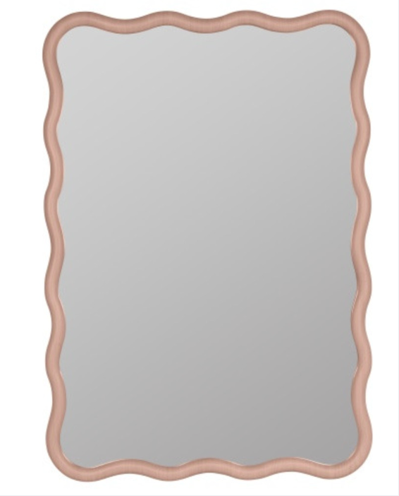Wavy Blush Mirror