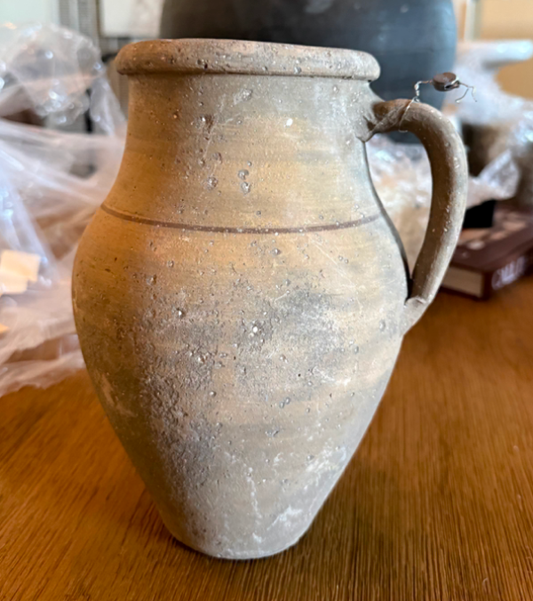 Vintage Mediterranean Jar Small