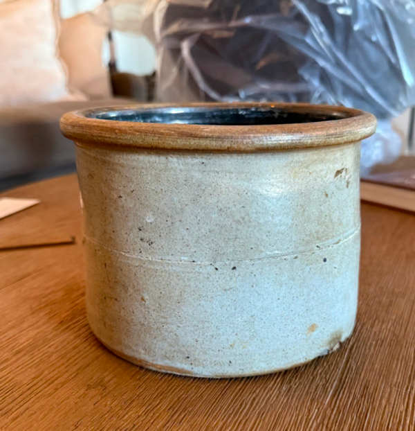 Saltglazed Stoneware Pot