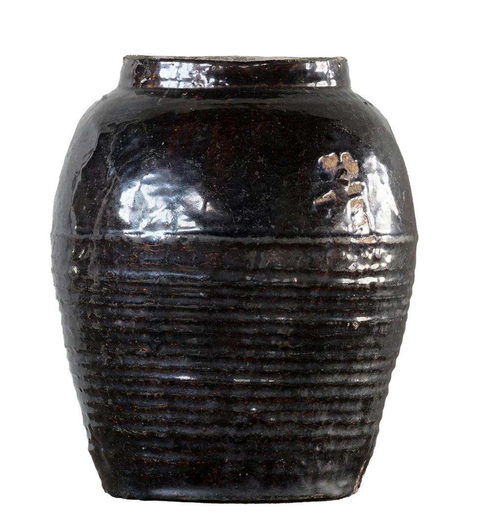 Black Hued Vinegar Jar - Medium