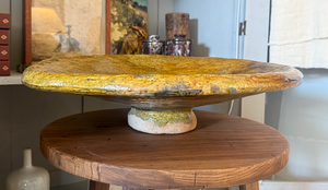 Mustard Pedestal Bowl