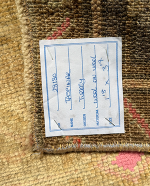 1'8" x 3'7" Vintage Rug