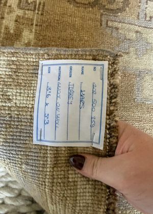 3'6" x 5'3" Vintage Rug