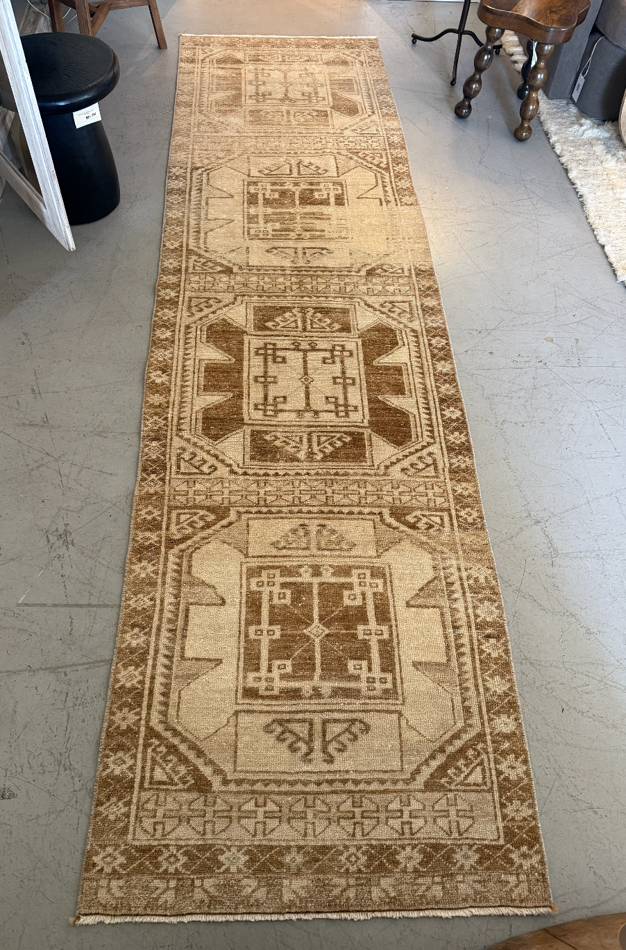 2'11" x 10'10" Vintage Rug