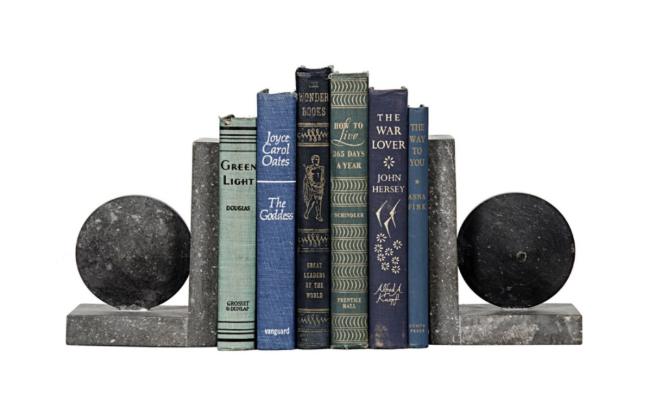 Black Marble Bookend (sold as a set!)