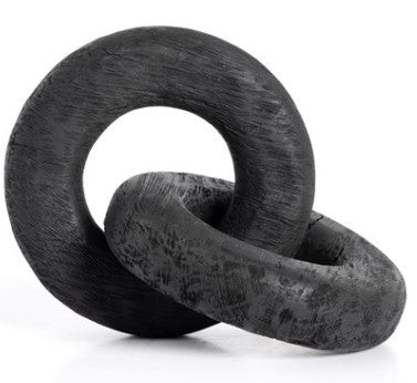 Reclaimed Wood Knot - black