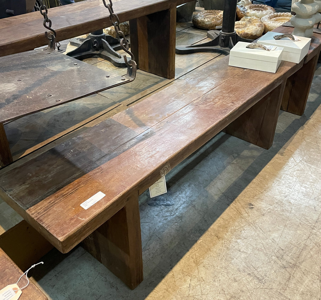 Timber Slab Bench