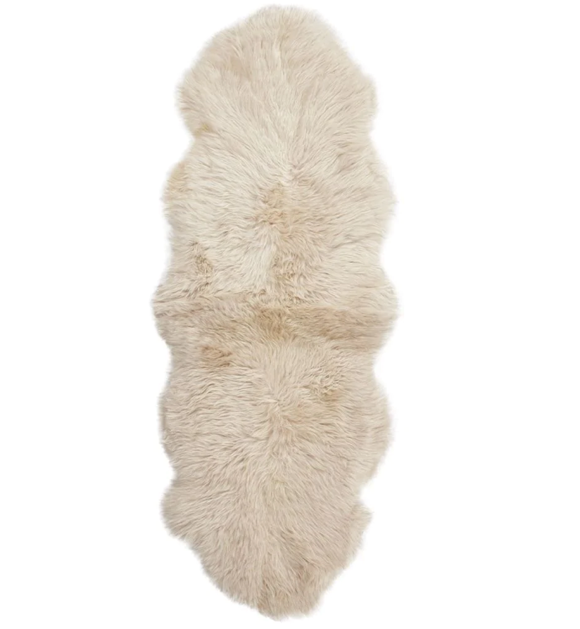 New Zealand Sheepskin | 180cm x 60cm | Linen