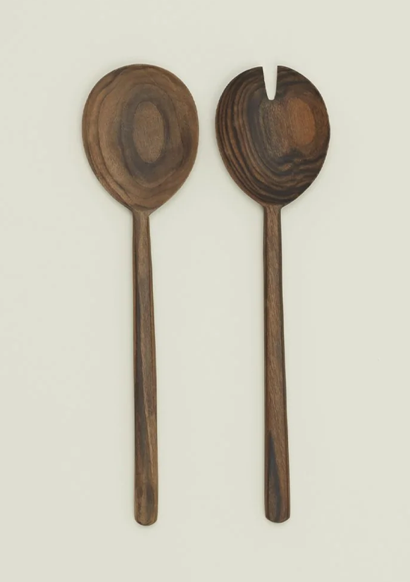 Organic Walnut Serving Set